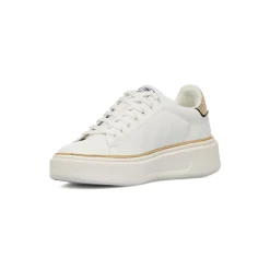 Sneakers bianche da Donna con dettagli oro Swish Jeans