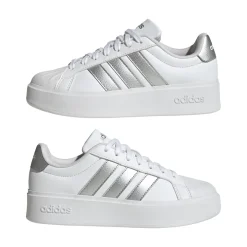 Sneakers bianche da Donna con dettagli argento adidas STREETTALK