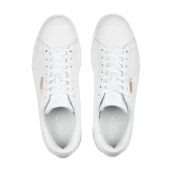 Sneakers bianche da donna con logo oro Puma Smash 3.0 L