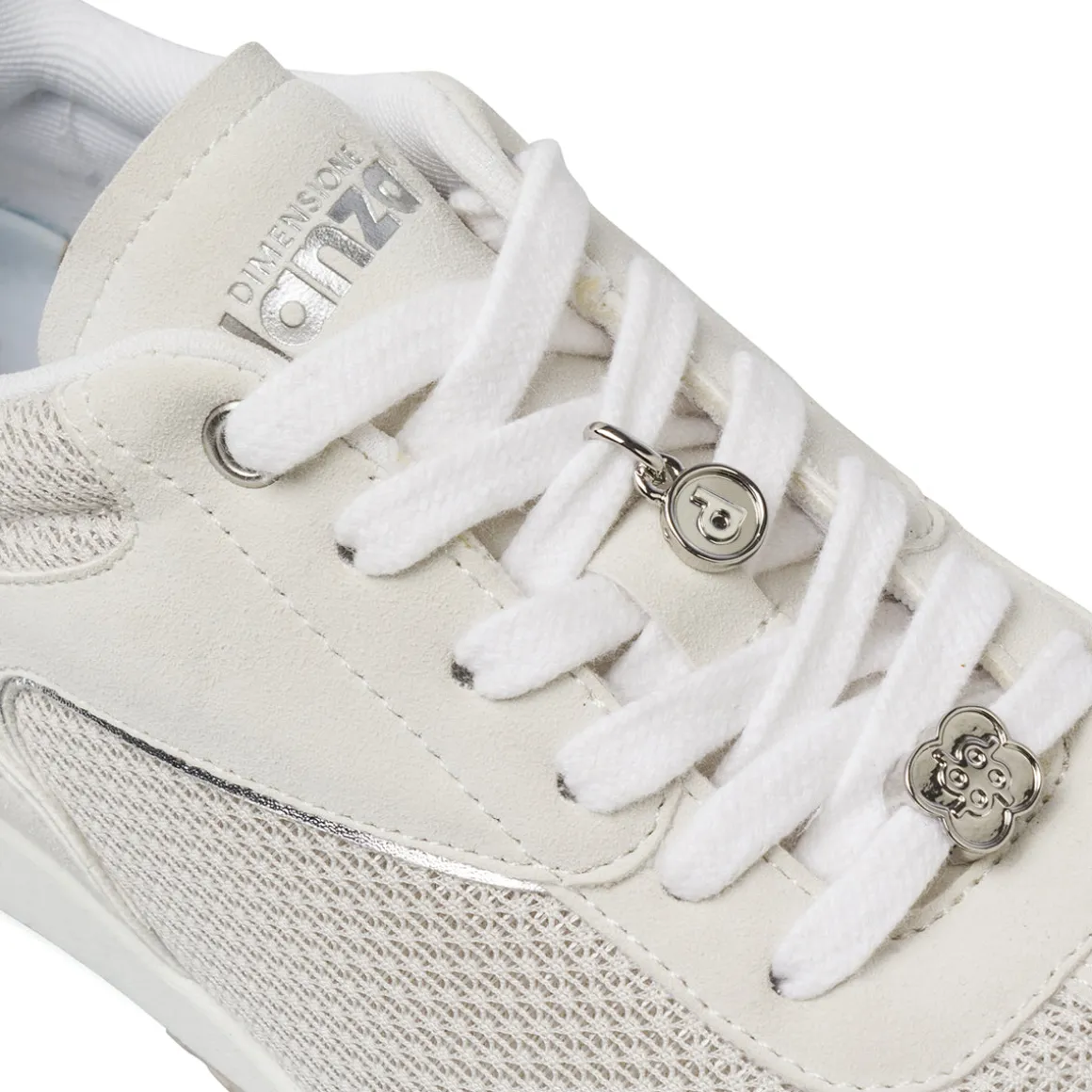 Sneakers bianche da Donna con dettagli charms Dimensione Danza