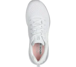 Sneakers bianche da donna con ammortizzazione Vapor Foam ultraleggera Skechers Midnight Glimmer