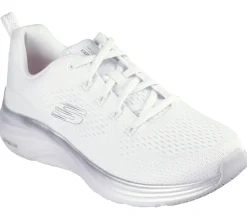 Sneakers bianche da donna con ammortizzazione Vapor Foam ultraleggera Skechers Midnight Glimmer