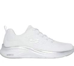 Sneakers bianche da donna con ammortizzazione Vapor Foam ultraleggera Skechers Midnight Glimmer