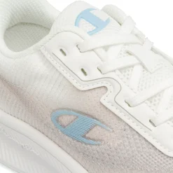 Sneakers bianche da Donna con inserti grigi e azzurri Champion Galactic Low