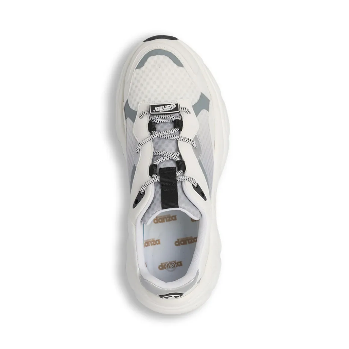 Sneakers bianche da Donna con inserti in mesh Dimensione Danza