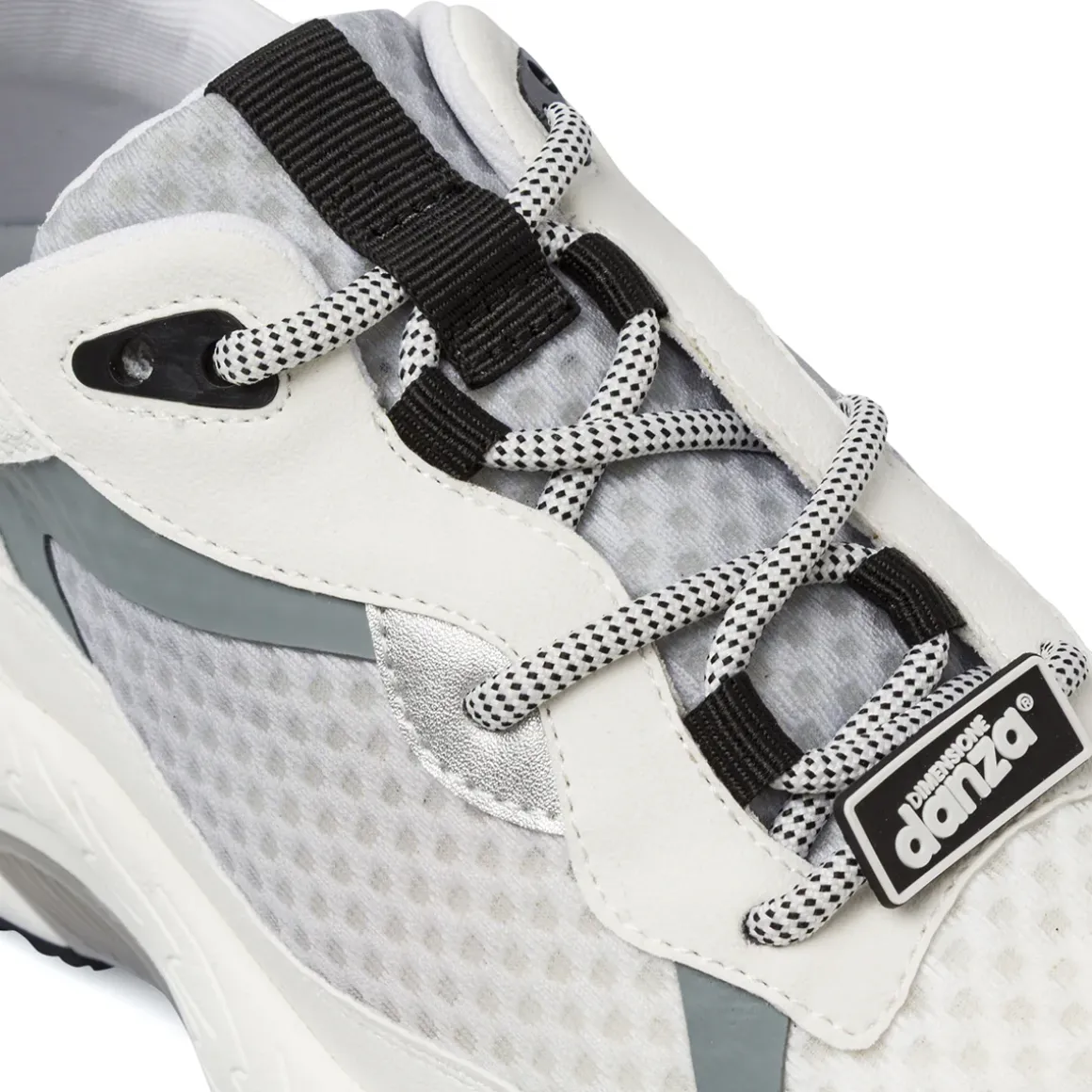 Sneakers bianche da Donna con inserti in mesh Dimensione Danza