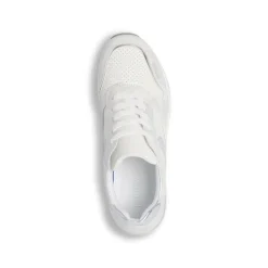 Sneakers bianche da Donna con inserti argento e zeppa Lora Ferres