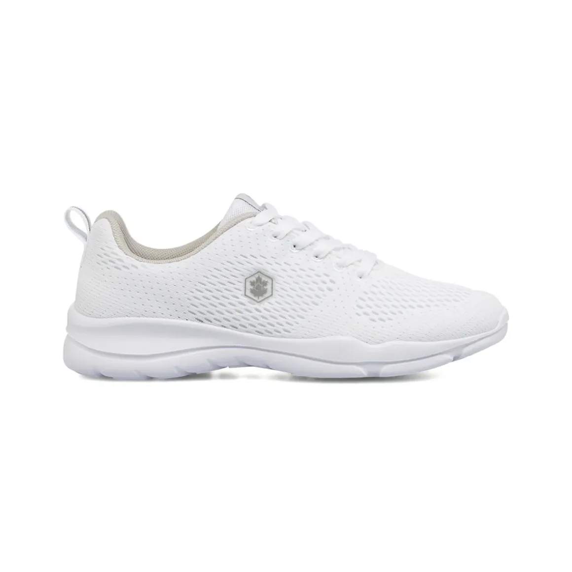 Sneakers Bianche da Donna in tessuto mesh con Memory Foam Lumberjack