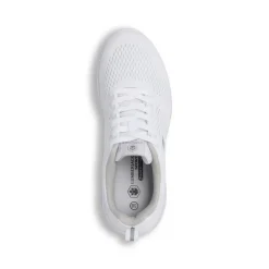Sneakers Bianche da Donna in tessuto mesh con Memory Foam Lumberjack