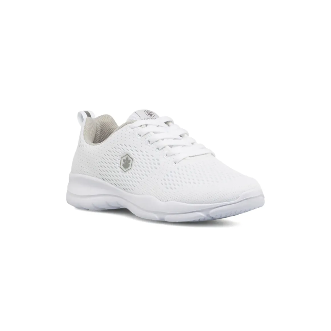 Sneakers Bianche da Donna in tessuto mesh con Memory Foam Lumberjack