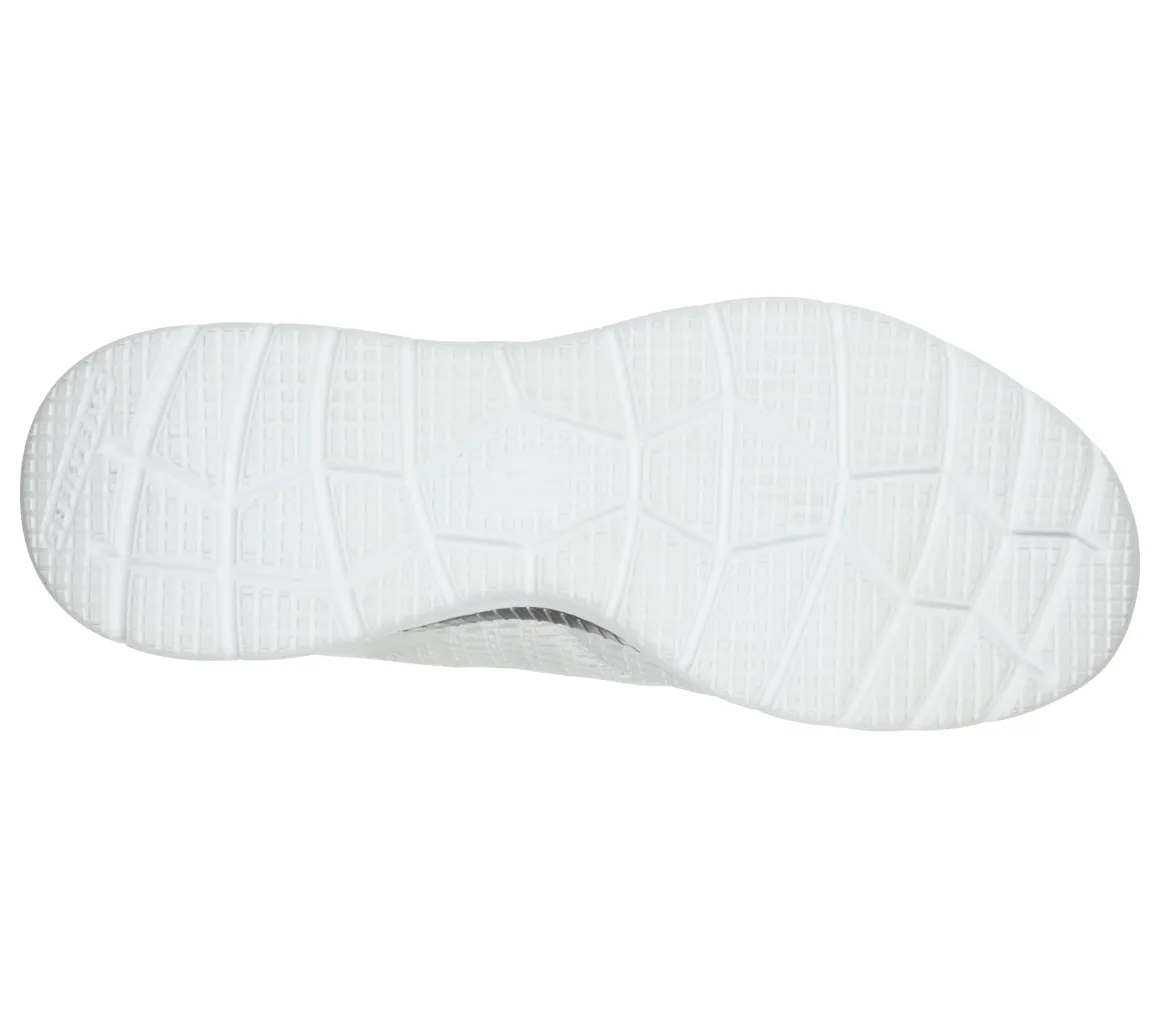 Sneakers bianche da donna in tessuto mesh Skechers Bountiful - Quick Path