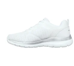 Sneakers bianche da donna in tessuto mesh Skechers Bountiful - Quick Path