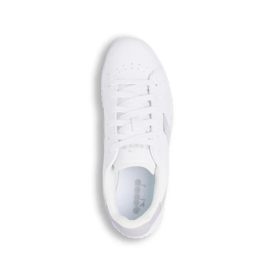 Sneakers bianche da Ragazza con logo Argento Diadora