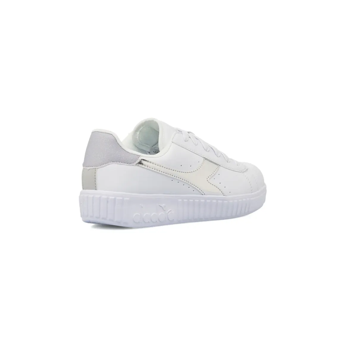 Sneakers bianche da Ragazza con logo Argento Diadora