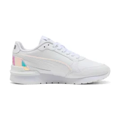 Sneakers bianche da Ragazza con inserto iridescente Puma ST Runner v4 Holo Jr