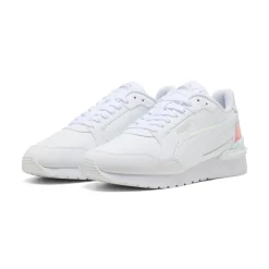 Sneakers bianche da Ragazza con inserto iridescente Puma ST Runner v4 Holo Jr