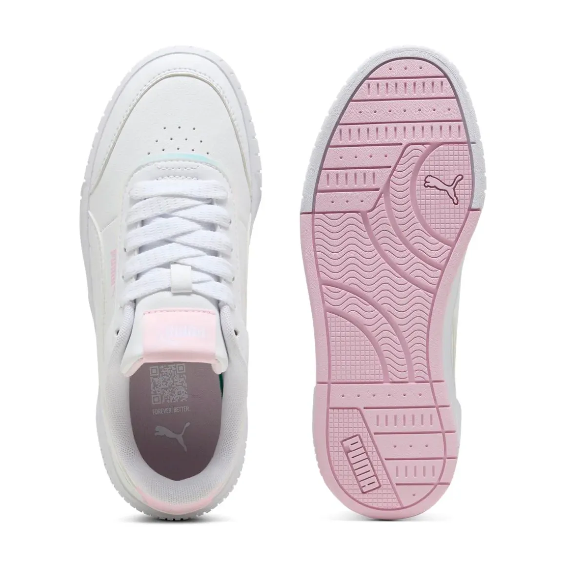 Sneakers bianche da Ragazza Puma Carina Mia Holo 2.0
