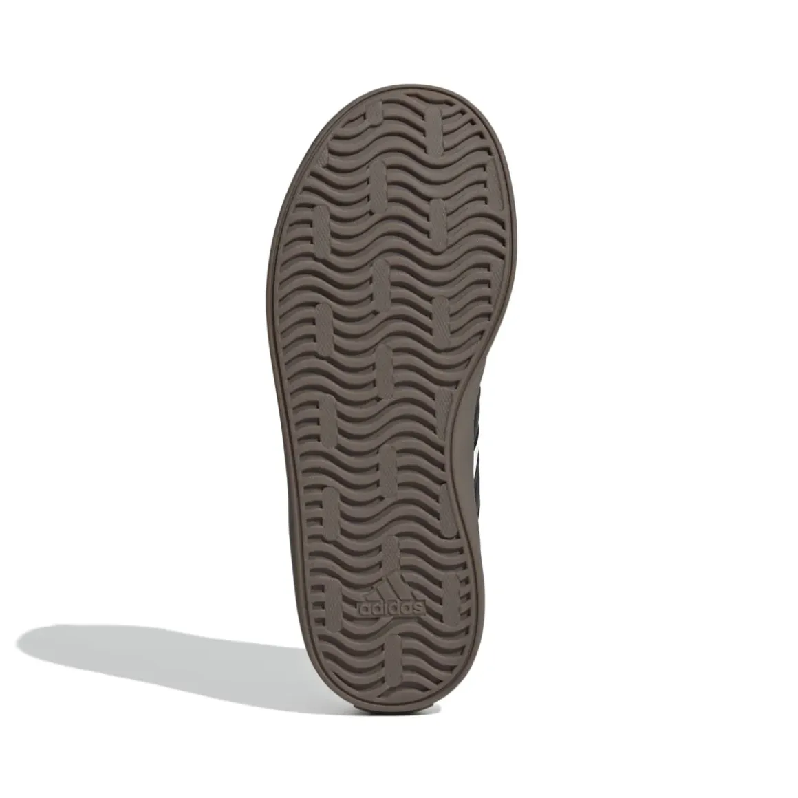 Sneakers bianche da ragazzo con strisce nere adidas VL Court 3.0 K
