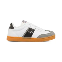 Sneakers Bianche da ragazzo con Dettagli scamosciati Soprani Sport
