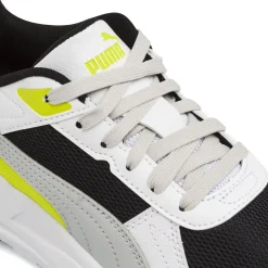 Sneakers bianche da Ragazzo con dettagli neri e gialli Puma Trinity 2