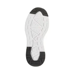 Sneakers bianche da Ragazzo con dettagli neri e gialli Puma Trinity 2