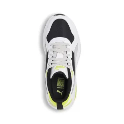 Sneakers bianche da Ragazzo con dettagli neri e gialli Puma Trinity 2
