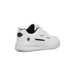 Sneakers bianche da ragazzo con logo laterale Lumberjack Finster GS