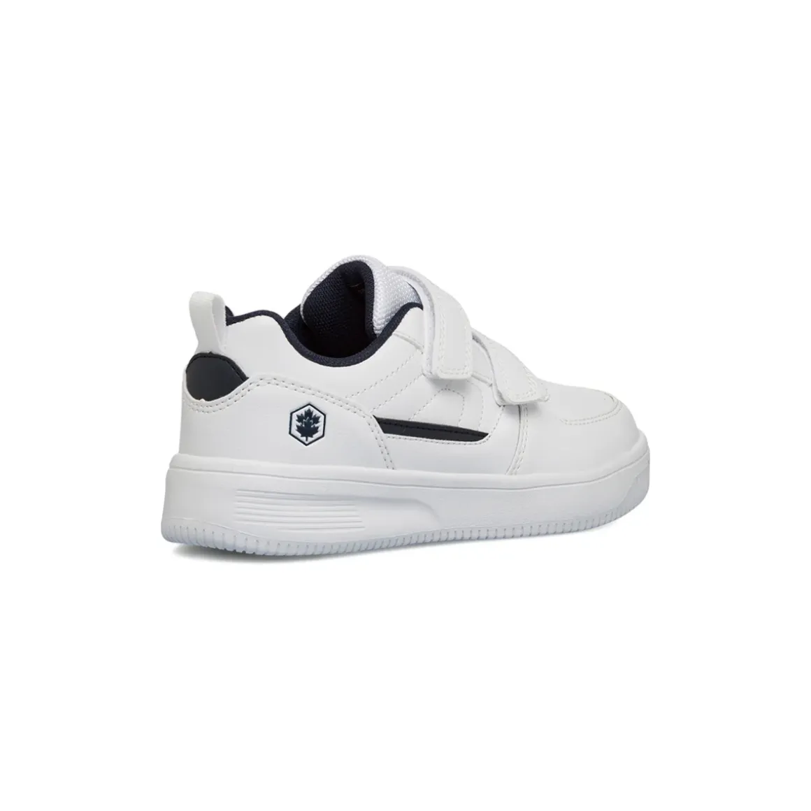 Sneakers bianche da ragazzo con logo laterale Lumberjack Finster GS