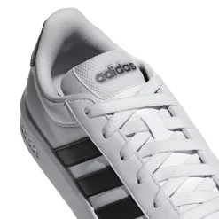 Sneakers bianche da Ragazzo con inserti neri adidas GRAND COURT 3.0
