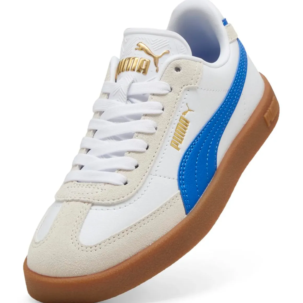 Sneakers bianche da Ragazzo e inserti effetto scamosciato Puma Club II