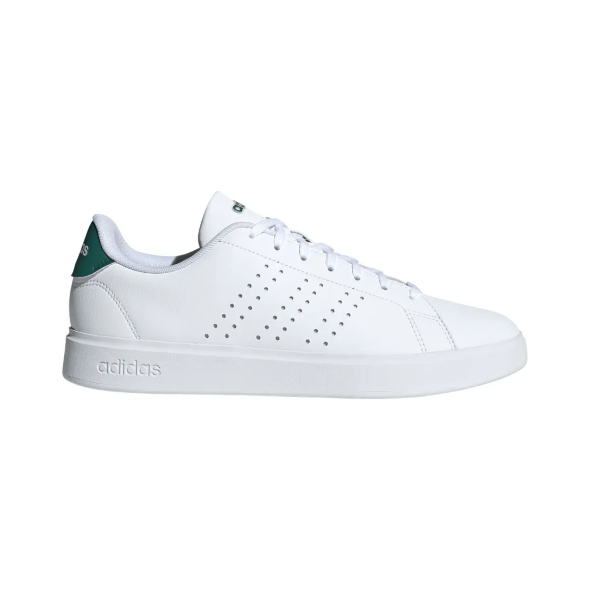 Sneakers bianche da Uomo adidas Advantage 2.0 con dettagli traforati