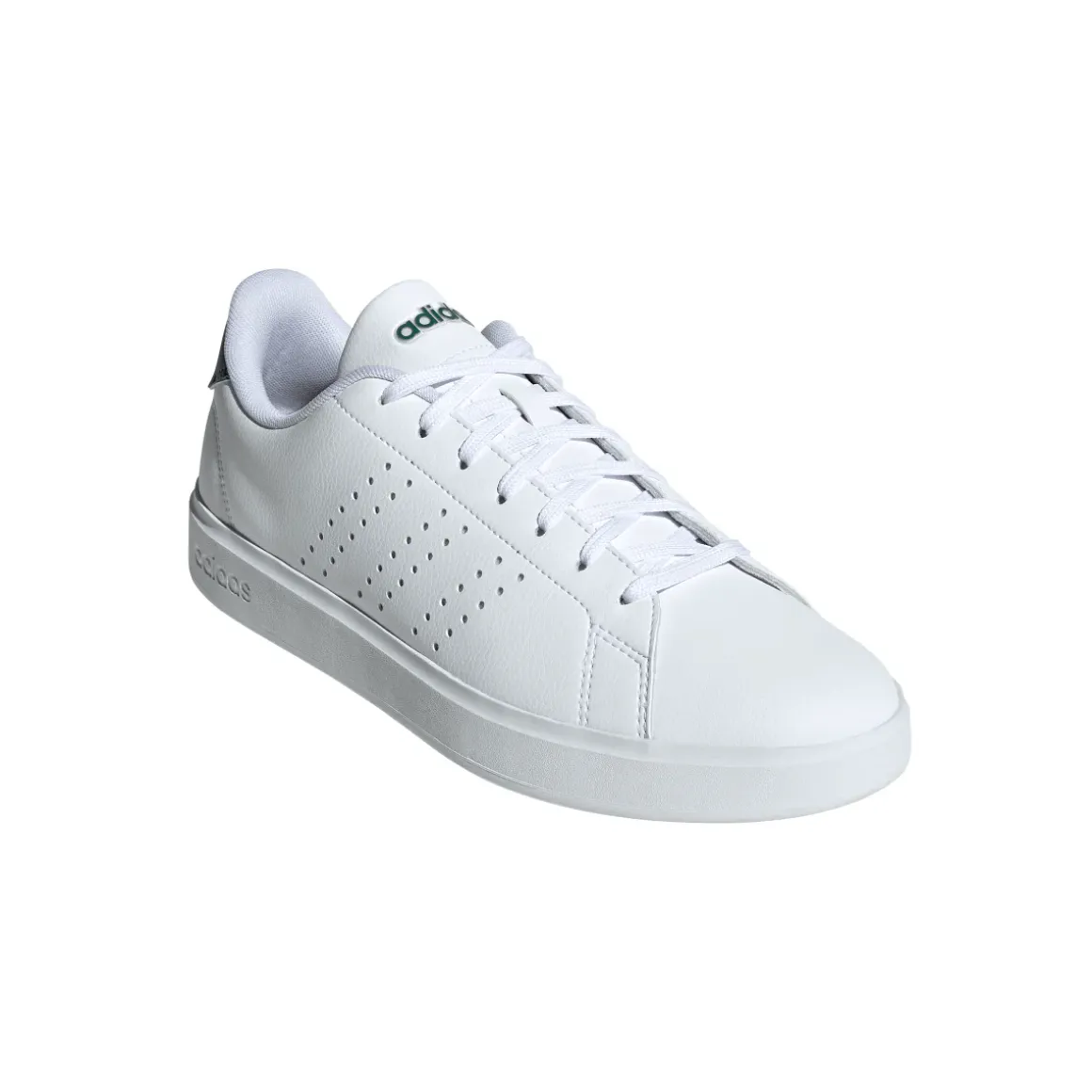 Sneakers bianche da Uomo adidas Advantage 2.0 con dettagli traforati