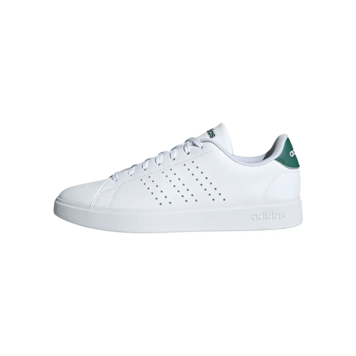 Sneakers bianche da Uomo adidas Advantage 2.0 con dettagli traforati