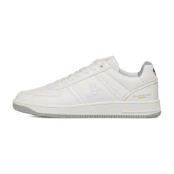 Sneakers bianche da Uomo con dettagli in contrasto e logo U.S. Grand Polo