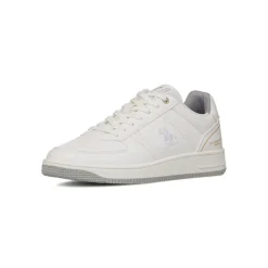 Sneakers bianche da Uomo con dettagli in contrasto e logo U.S. Grand Polo