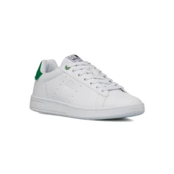 Sneakers bianche da Uomo con dettaglio verde e logo Americanino