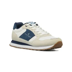 Sneakers Bianche da Uomo con dettagli effetto scamosciato Navigare