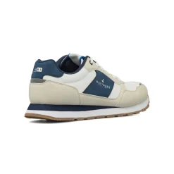 Sneakers Bianche da Uomo con dettagli effetto scamosciato Navigare