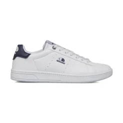 Sneakers bianche da Uomo con dettaglio blu e logo Americanino