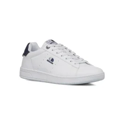 Sneakers bianche da Uomo con dettaglio blu e logo Americanino