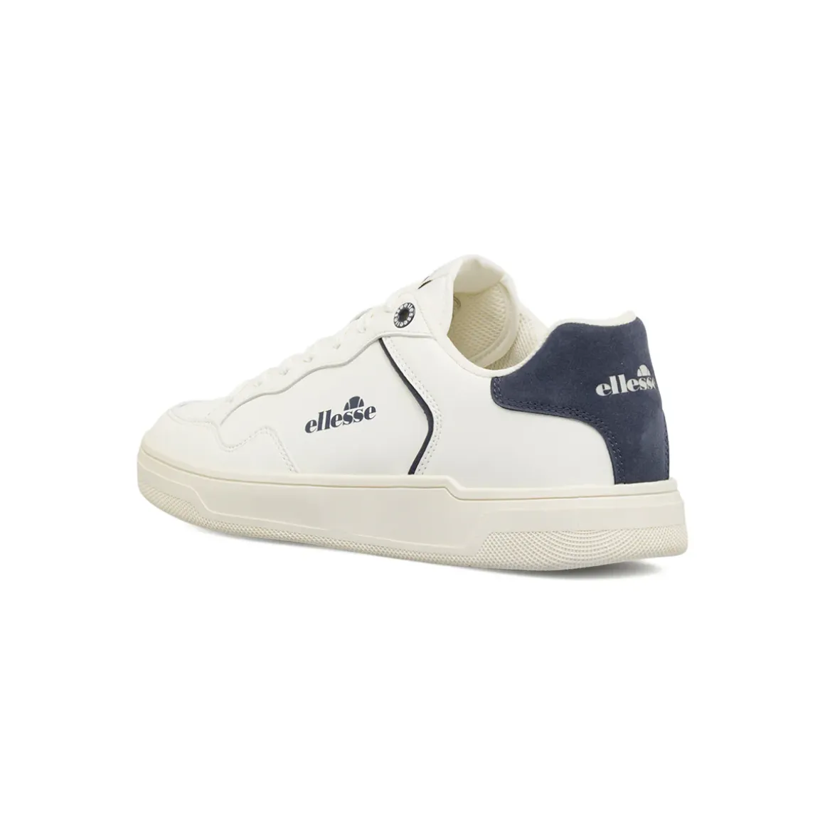 Sneakers bianche da Uomo con dettagli blu e logo Ellesse