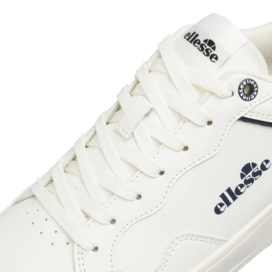 Sneakers bianche da Uomo con dettagli blu e logo Ellesse
