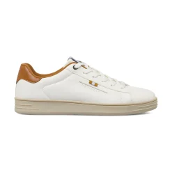 Sneakers bianche da Uomo con inserto marrone Navigare