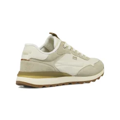 Sneakers bianche da Uomo con inserti effetto scamosciato Jeep Spirit