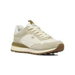 Sneakers bianche da Uomo con inserti effetto scamosciato Jeep Spirit