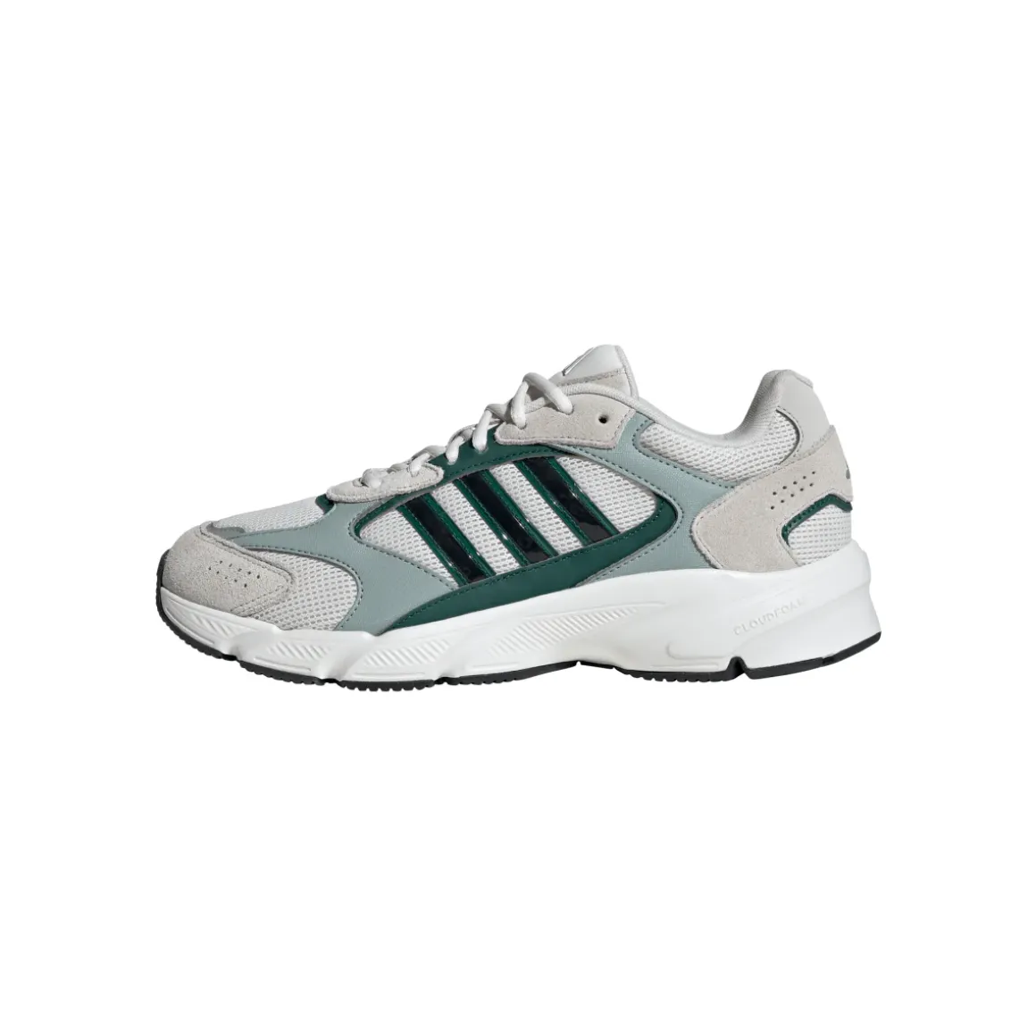 Sneakers bianche da Uomo con inserti grigi adidas CRAZYCHAOS 2000