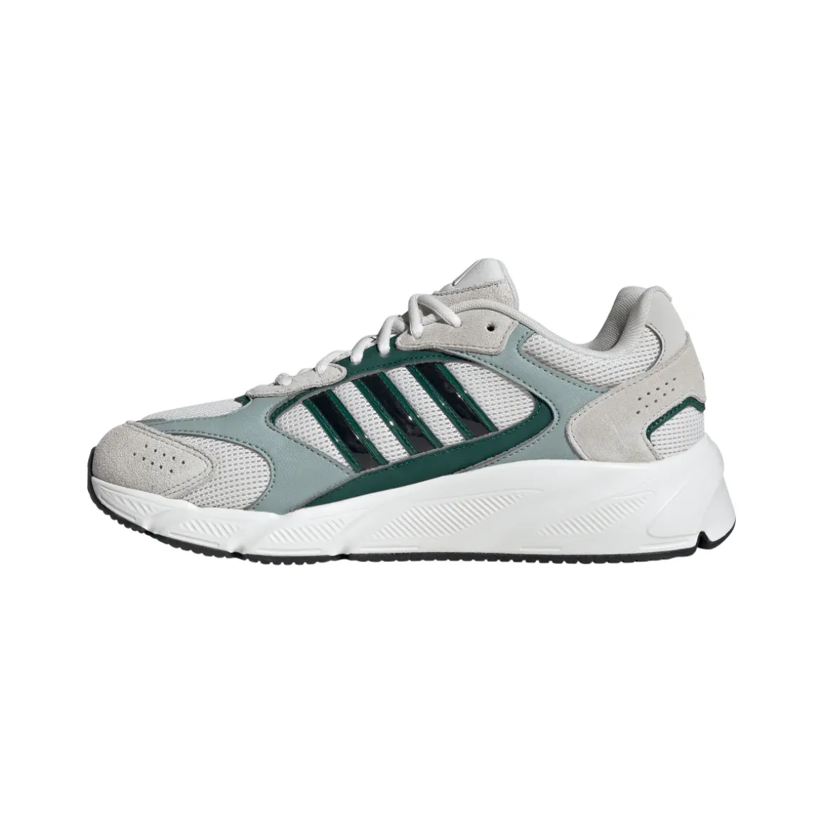 Sneakers bianche da Uomo con inserti grigi adidas CRAZYCHAOS 2000