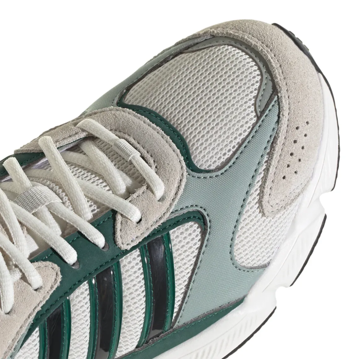 Sneakers bianche da Uomo con inserti grigi adidas CRAZYCHAOS 2000