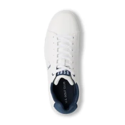 Sneakers bianche da Uomo con logo laterale US Golf Club