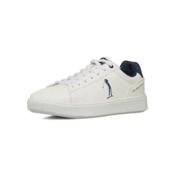 Sneakers bianche da Uomo con logo laterale US Golf Club